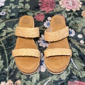 Stylish Tan Braided Sandals